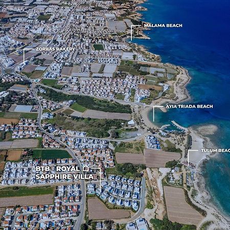 By The Beach - Royal Sapphire Villa Protaras Exterior foto